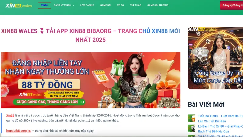 Xin88 🎖️ Nhà Cái Xin88 pene – Link Trang Chủ Xin88 WALES 08/2025 36 trang chủ xin88